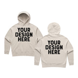 Custom Women's Premium Hooded Sweatshirt (Front & Back Printing)